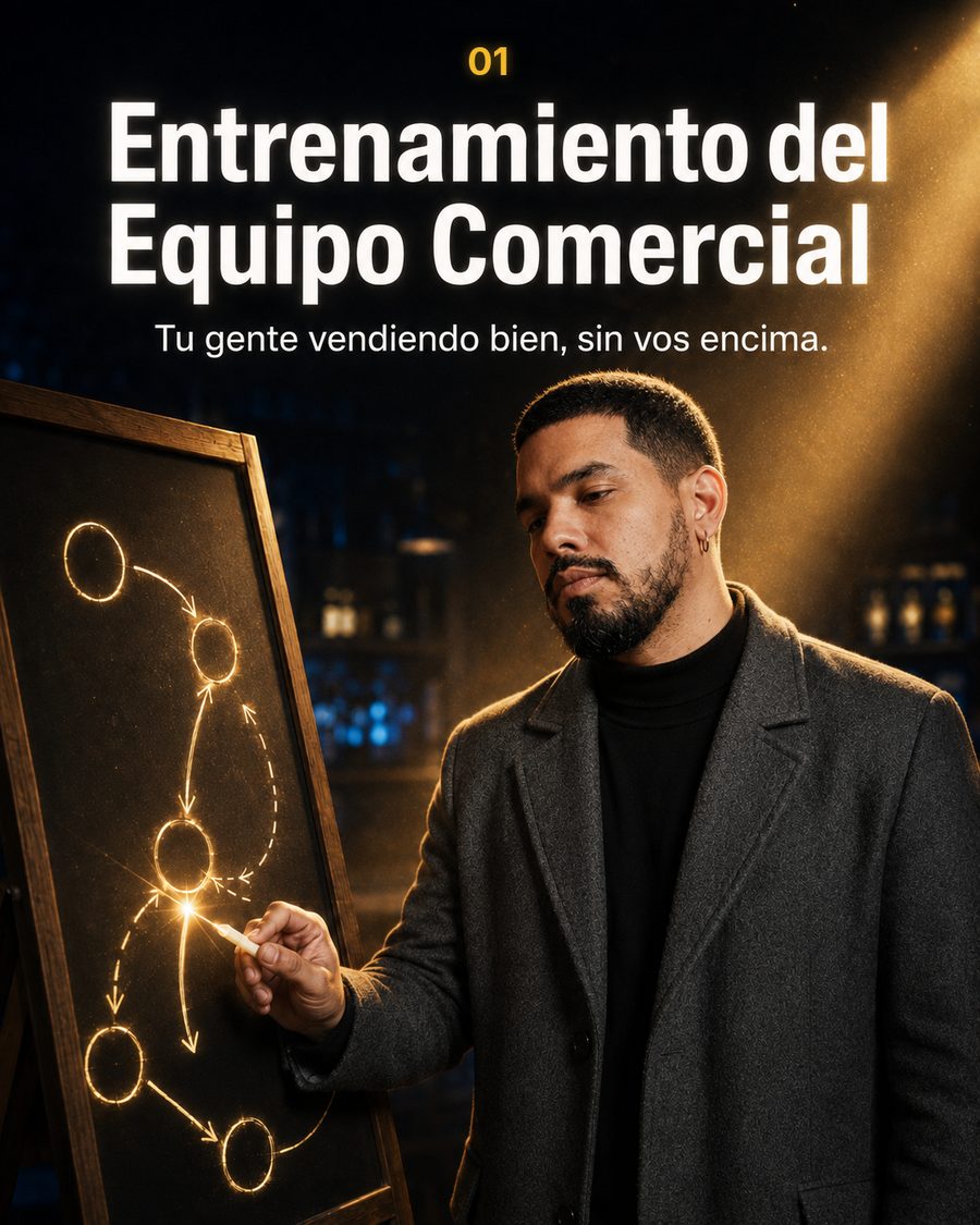 Entrenamiento del equipo comercial